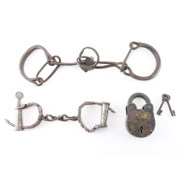 Iron Handcuffs and Shackles