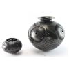 Image 2 : Lot of 2 Mexican Blackware Pots