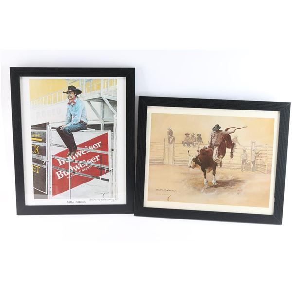 Lot of 2 Carlos Hadaway Signed Prints.