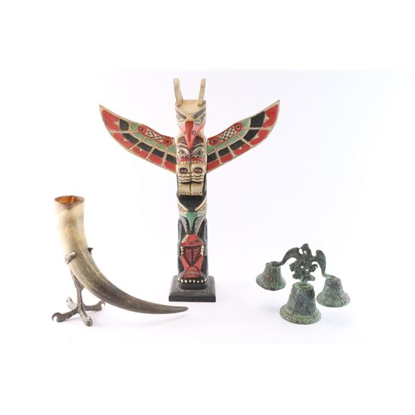 Lot of 3 Eagle Art Items.