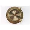 Image 3 : Brass Porthole Style Ship's Wall Clock.