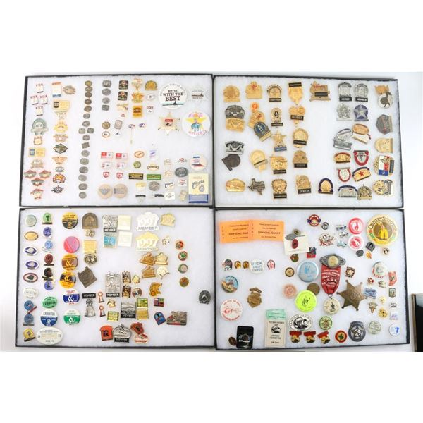 Lifetime Collection of Rodeo Pins.