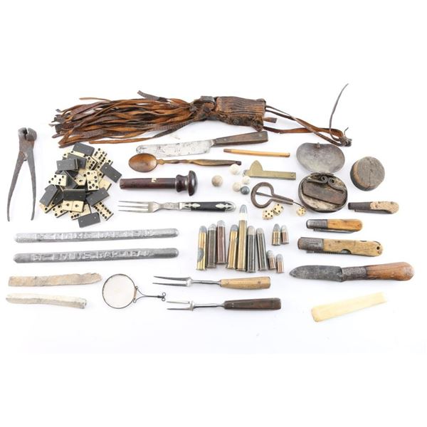 Bonanza Lot of Western Frontier Era Items.