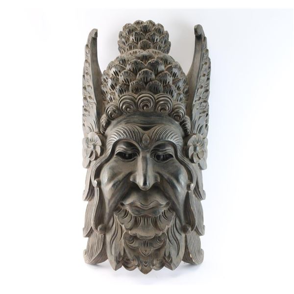 Asian Carved Mask.