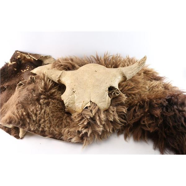 Fragmenting Buffalo Hide.