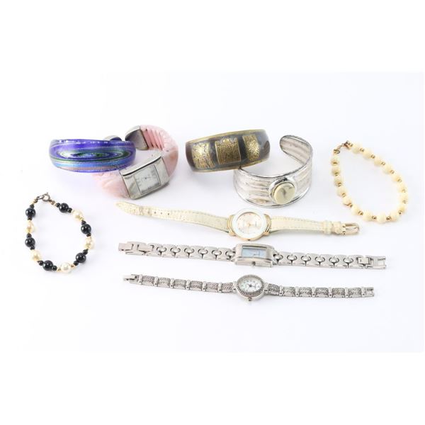 Ladies Watch & Bracelet Lot.