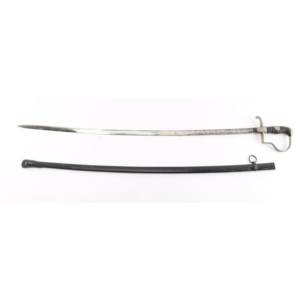 Third Reich Cavalry Etched NCO Sword