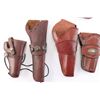 Image 3 : Lot of 8 Six Shooter Holsters.