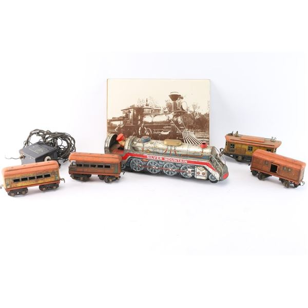 Lot of Antique Train Toys