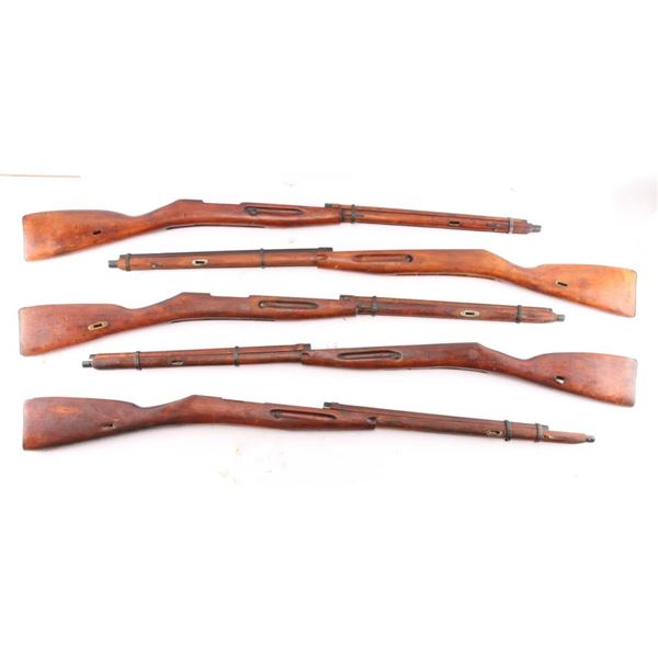 Lot of 5 Mosin Nagant M91/30 Rifle Stocks