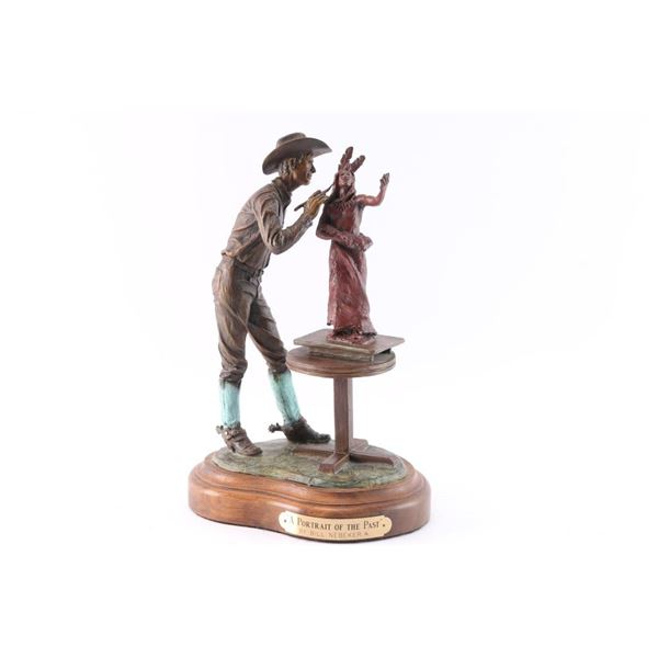 "A Portrait of the Past" Bronze by Bill Nebeker
