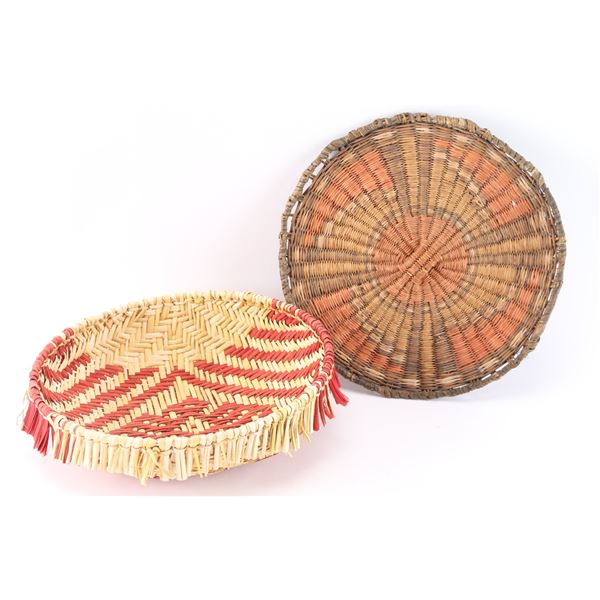 Lot of 2 Native American Baskets