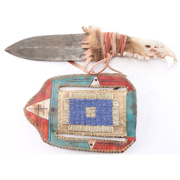 Beaded Indian Knife