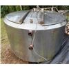 Image 1 : Stainless Steel Tank w/ Lid 300 Gallon Capacity 76" Dia, 48"H