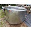 Image 2 : Stainless Steel Tank w/ Lid 300 Gallon Capacity 76" Dia, 48"H