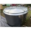 Image 3 : Stainless Steel Tank w/ Lid 300 Gallon Capacity 76" Dia, 48"H