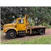 Image 1 : 1989 International Flatbed Truck w/ Knuckle Boom Crane (Starts & Runs - See Video)