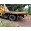 Image 9 : 1989 International Flatbed Truck w/ Knuckle Boom Crane (Starts & Runs - See Video)