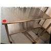 Image 1 : Stainless Steel Work Table on Wheels w/ Undershelf 48" x 24" x 39"H