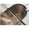 Image 3 : Oval Stainless Tank w/ 1.5" Tri-Clamp in Center for Drain 28" x 17" x 25"H