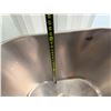 Image 4 : Oval Stainless Tank w/ 1.5" Tri-Clamp in Center for Drain 28" x 17" x 25"H