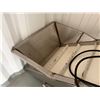 Image 12 : Stainless Lift Conveyor w/ Bottom Hopper 4' x 28" (fan not included)