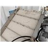 Image 2 : Stainless Lift Conveyor w/ Bottom Hopper 4' x 28" (fan not included)