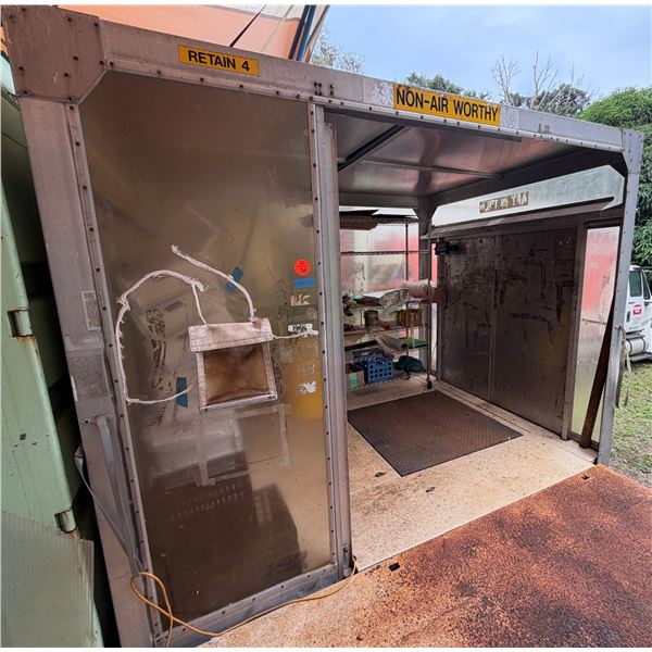 Scale House Container 8' x 10' x 8' w/ Floor Scale