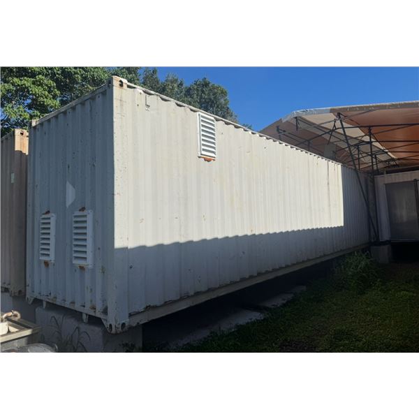 High Cube 40' Processing Container (contents not included)