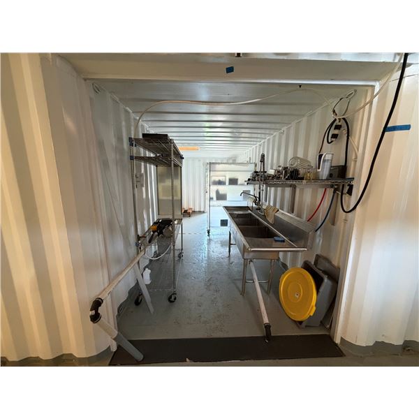 Metal 20' Processing Container (contents not included)