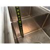 Image 12 : Metal 3-Basin Sink w/ Faucet & Drainboards 90" x 36"H