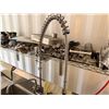 Image 5 : Metal 3-Basin Sink w/ Faucet & Drainboards 90" x 36"H