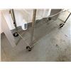Image 2 : Metal Mesh Rolling 3-Tier Rack 48" x 18" x 77"H (contents not included)
