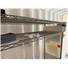 Image 4 : Metal Mesh Rolling 3-Tier Rack 48" x 18" x 77"H (contents not included)