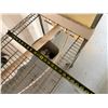 Image 5 : Metal Mesh Rolling 3-Tier Rack 48" x 18" x 77"H (contents not included)