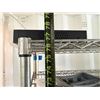 Image 7 : Metal Mesh Rolling 3-Tier Rack 48" x 18" x 77"H (contents not included)