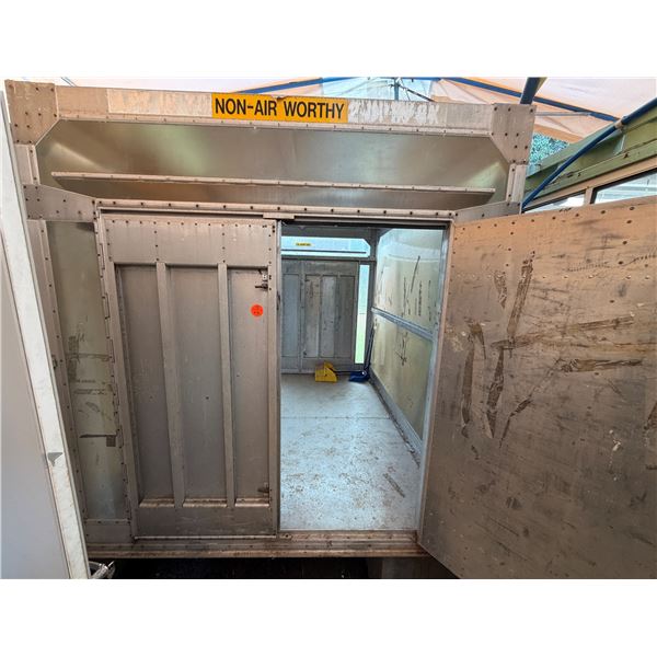 Aluminum Container 8' x 10' x 8' (contents not included)