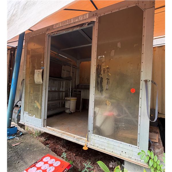 Aluminum Container 8' x 10' x 8' (contents not included)