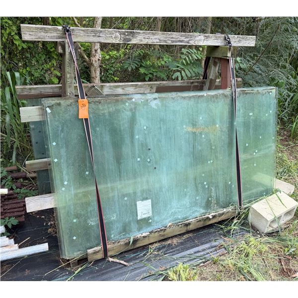 Multiple Sheets Tempered Glass 76" x 42"