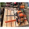 Image 1 : Qty 4 Misc Chainsaws & Blades