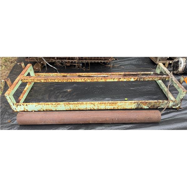 Shipping Container Stand & 6" Steel Pipe