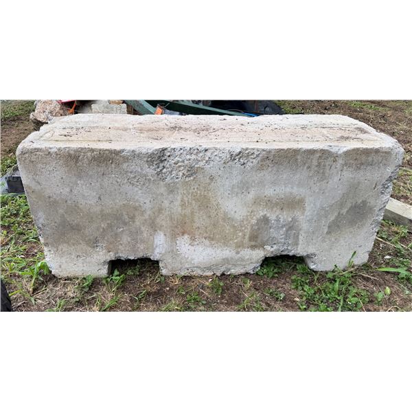Concrete Foundation Block 70"L x 24"W x 30"H (approx. 3600 lbs)