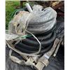 Image 1 : Qty 2 @ 50' Rolls (100’ total) Solid 4" Rain Pipe w/ Trench Wrap Fabric