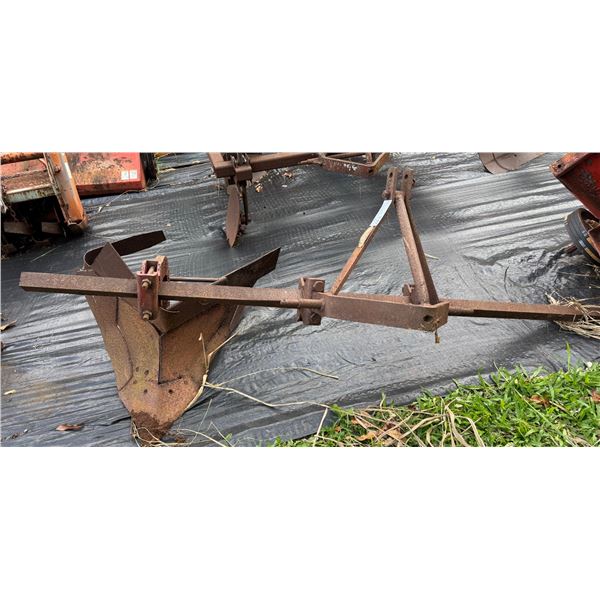 Shoe Plow on 2" Toolbar 8' Long, Cat 1, 3 Point