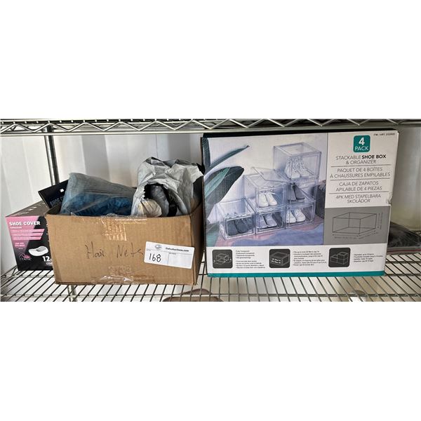 Misc PPE Shoe Covers, Hair Nets, Shoe Boxes