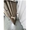 Image 2 : Stainless Steel Work Table w/ Adjustable Legs 58" x 25"  (1 leg missing)