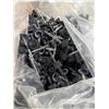 Image 10 : Rolling Metal Shelf & Contents: Misc Prototype Packaging, Unopened Boxes, Small Equipment