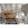 Image 3 : Rolling Metal Shelf & Contents: Misc Prototype Packaging, Unopened Boxes, Small Equipment
