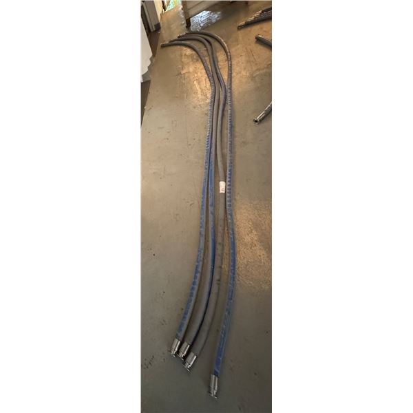 Qty 4 Sanitary, Tri Clamp Hose 1" Dia, 15' L