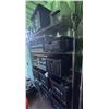 Image 1 : NSF Metal Rolling Rack 4’ x 18" x 6’H & Contents: Misc PVC & Plumbing Parts